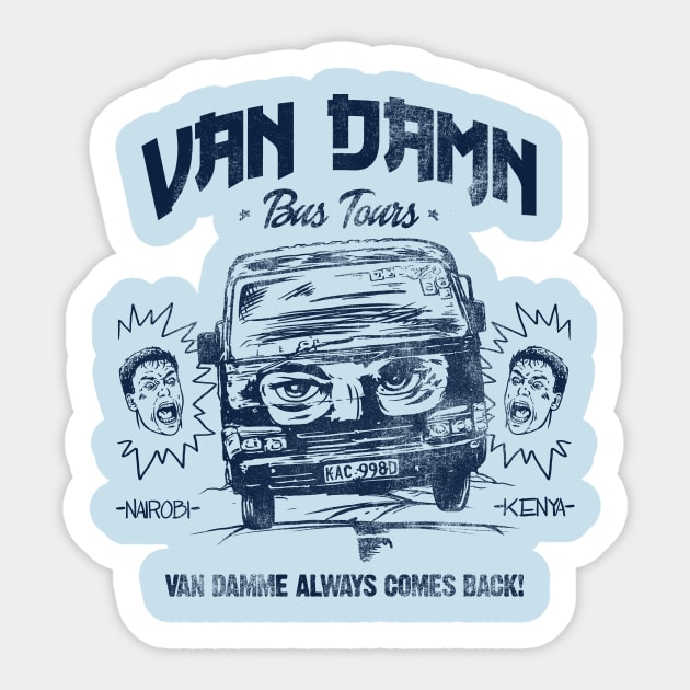 Van Damn Sticker by Punksthetic